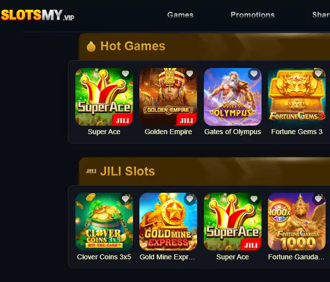 SlotsMy Interface